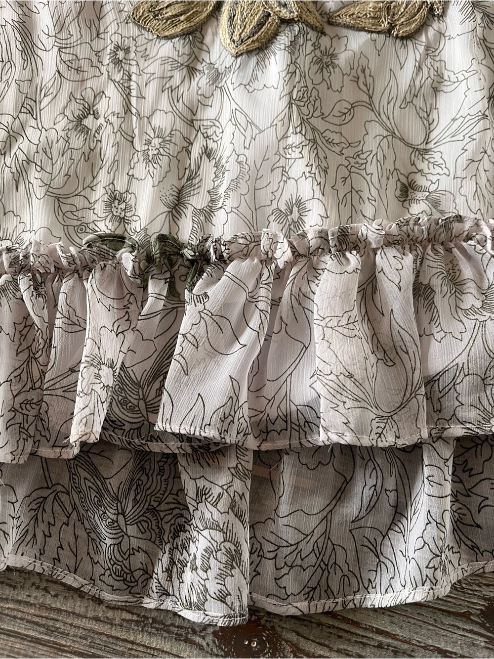 NWT ANTHROPOLOGIE flowy top, size XL. - Picture 6 of 11